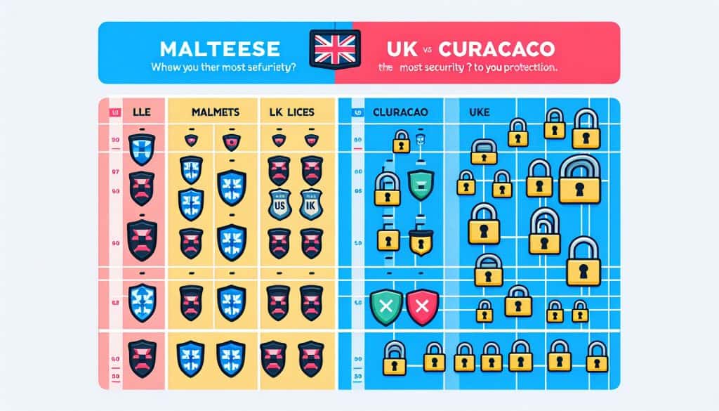 Usporedba licenci Malta UK Curaçao koja je najsigurnija Usporedba licenci Malta UK Curaçao koja je najsigurnija